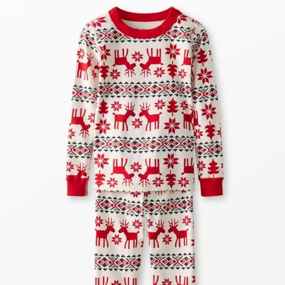 HANNA ANDERSSON Dear Deer Christmas Reindeer Pajama Set - Picture 1 of 2